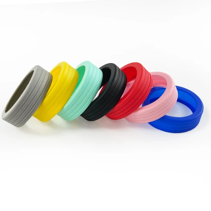 2024 Design Luggage Suitcase Wheels Cover Factory Price Suitcase Luggage Wheels Protector Silent Silicone Luggage Wheel Covers