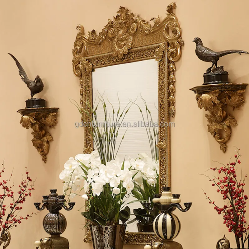 Art deco handcraft design painting console table 6 drawers antique furniture made of solid wood cabinet Chest Lockers