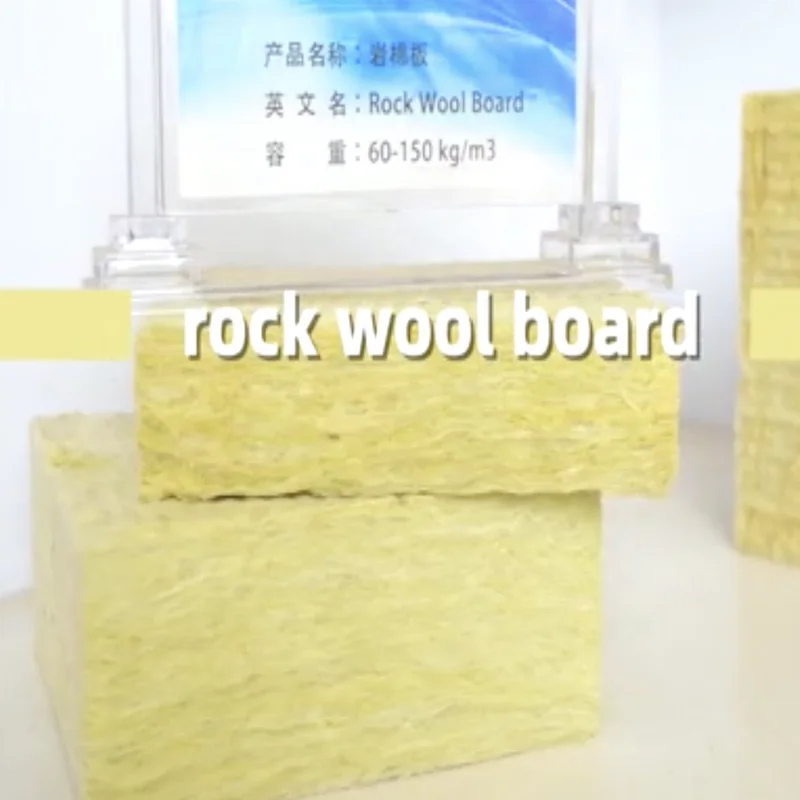 price 50mm board50kg/m3  rock wool thermal insulation board factory slab