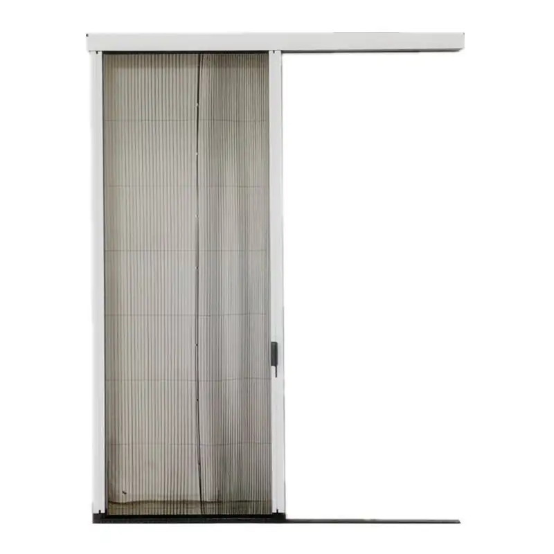 Factory Price Household Fine Mesh Mosquito House Pleat Retract Screen Door & Window Screens Fiberglass Pleated Insect Screen