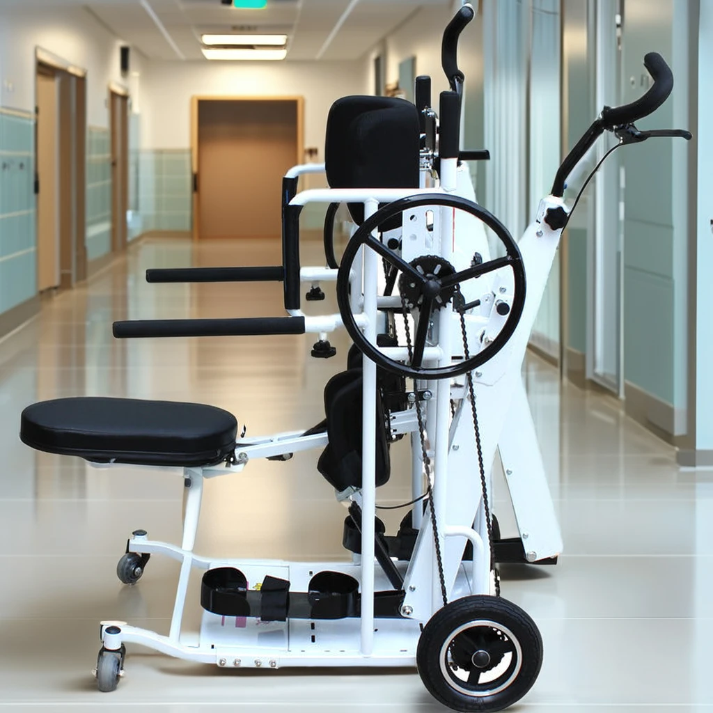 Manufacturer Direct Electric Wheelchair for Paraplegic Elderly Standing up Exercise Simulation Standing Aid for Disabled Walkers