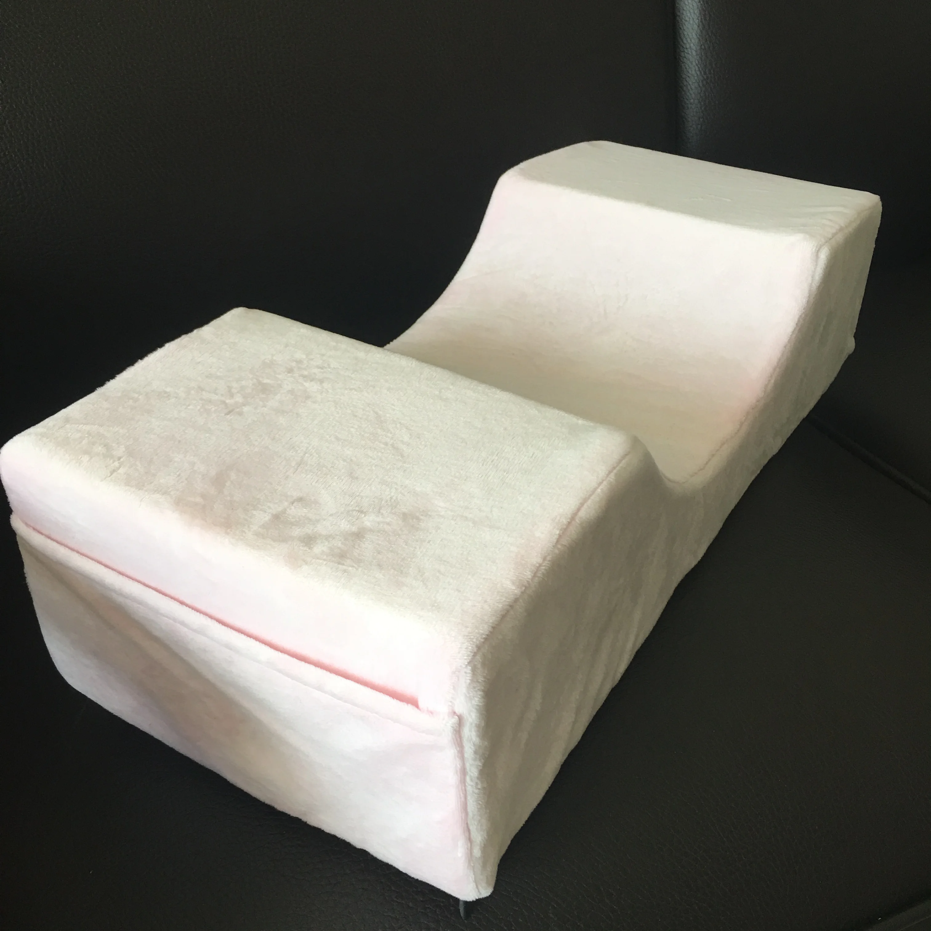 Подушка для наращивания ресниц из пены с эффектом памяти индивидуальным логотипом U-подушка бархата и искусственной кожи