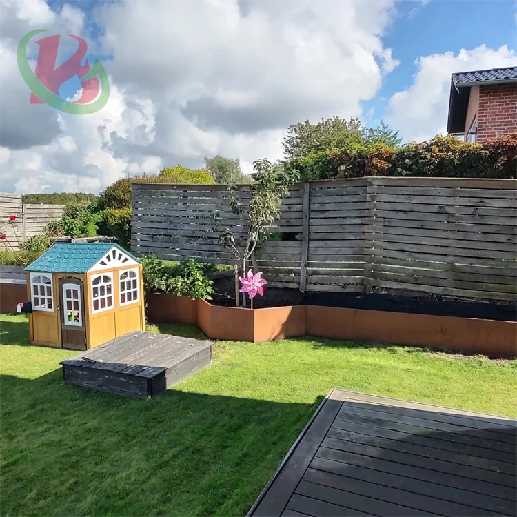 lawn garden edging landscape corten steel garden edging flower bed edging landscape