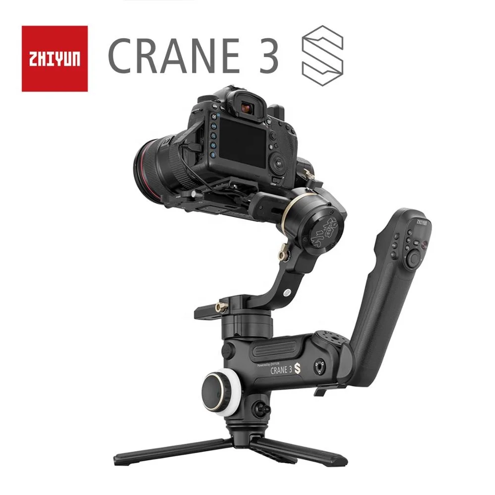 ZHIYUN Crane 3S 3S-E Pro 3-осевой шарнирный стабилизатор сервопривода с непрерывной фокусировкой 6 5 кг нагрузка на камеру