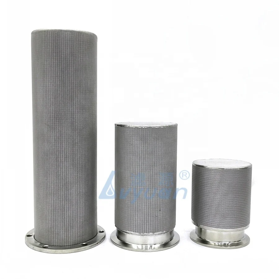 0.1 0.2 1 10 Micron Sintered stainless steel Metal powder Filter cartridge for gas liquid oil removal