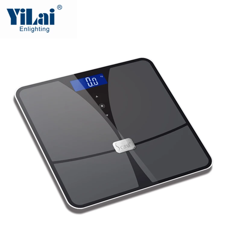 
ITO Conductive Glass Smart Body Fat Composition BMI Scale Supermarket Wi Fi Weight scale with Momory 
