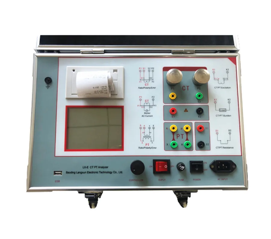 high measurement voltage portable Current Transformer PT CT tester current transformer analyser ct pt analyzer
