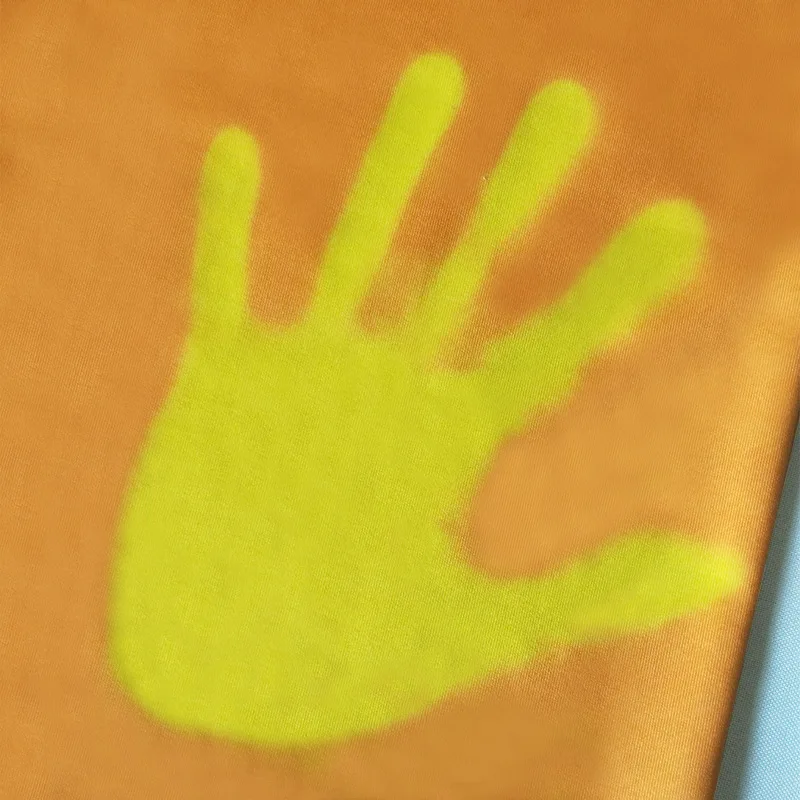 Temperature Color Change Treatment 100% Polyester Microfiber Brushed Thermochromic Fabric Thermochromic Fabric Chameleon Texture