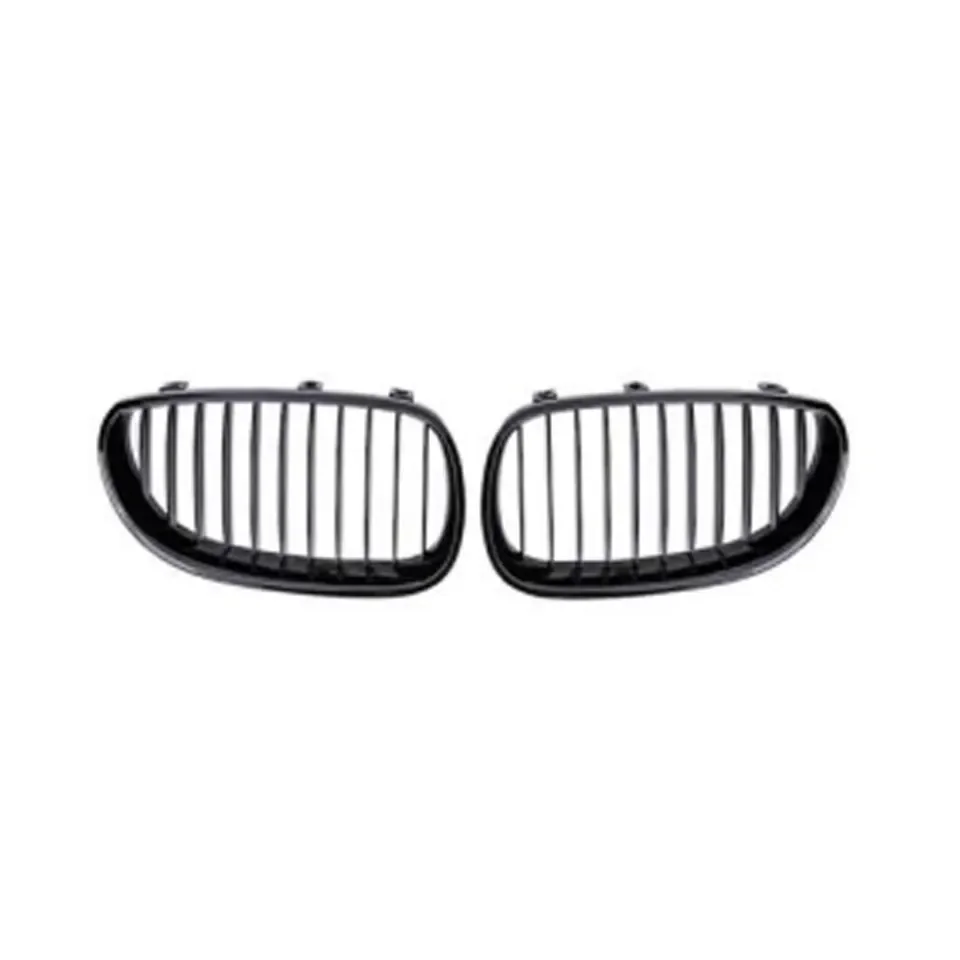 Hot Selling E60 M-Tech Style Car Front Bumper Body Parts Gloss Black Grille For BMW E60