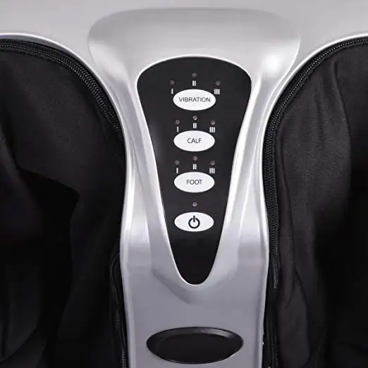 muscle relaxing air compression rolling  foot and calf kneading massager with heating  improve blood circulation