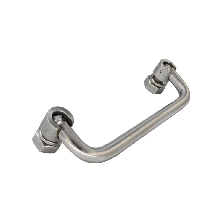 Manufacturer direct folding metal furniture handle stainless steel folding pull handle