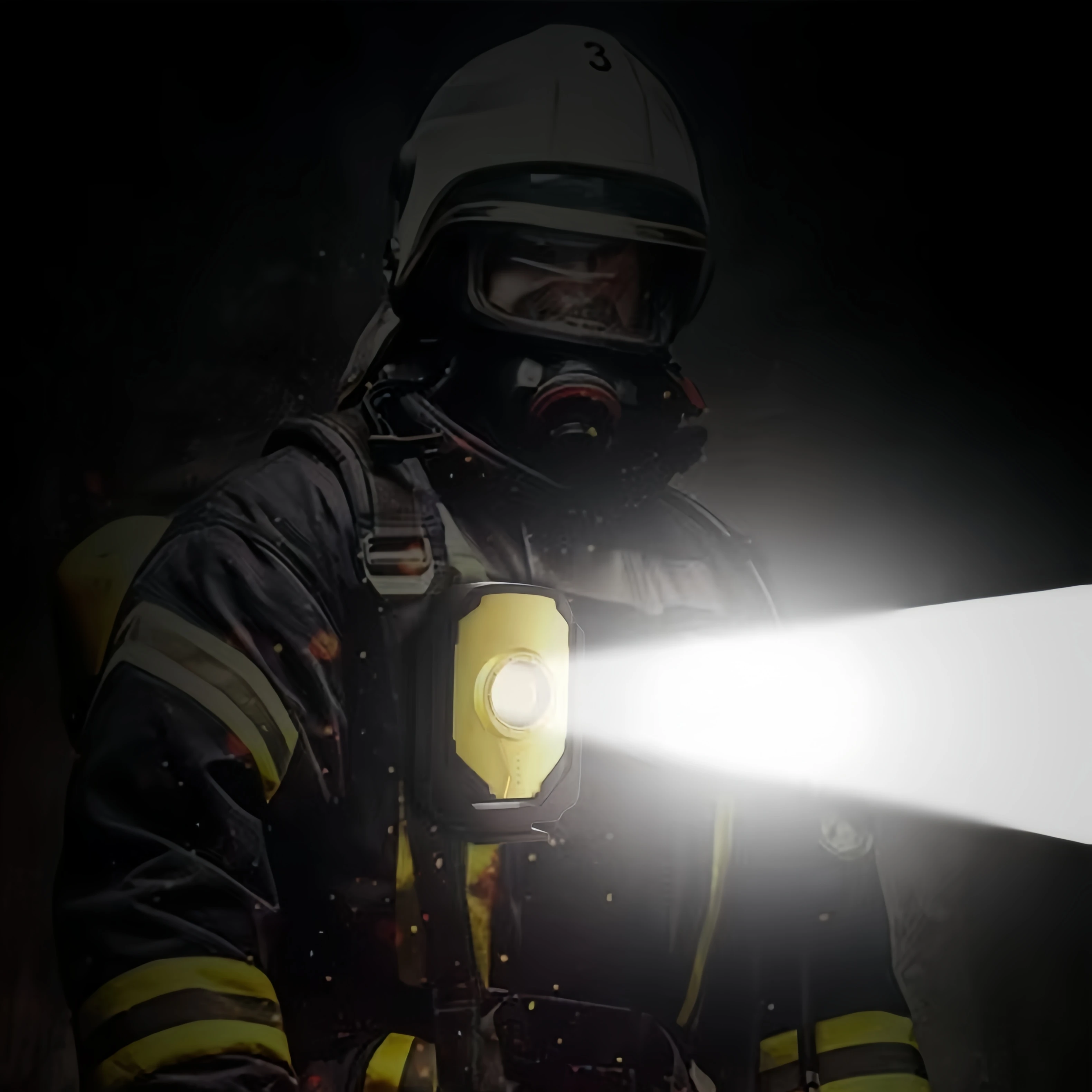 Rechargeable Strong Magnet 1000 lumen LED Clamp Working Light with 360 angle Swiveling Hook & Steel Clip for pocket