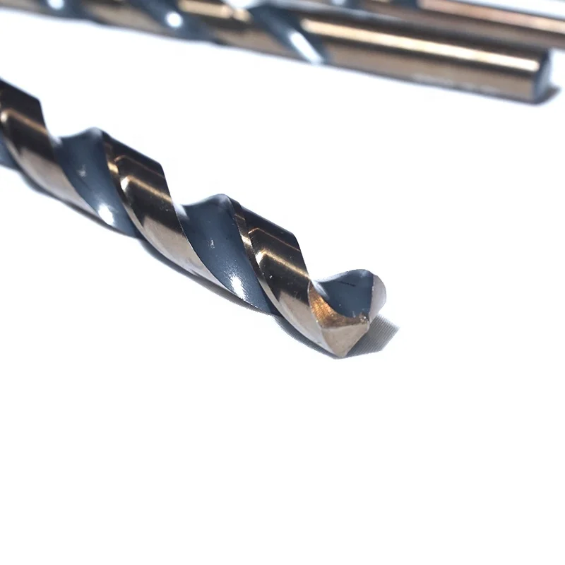 Colorful Flute Precision HSS Drill Bit Twist  135 Tip Drill Bits With Bright Finish Drill Bits For Metal