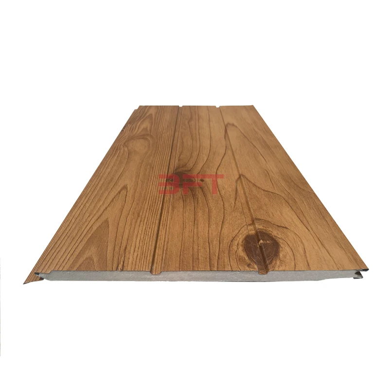 Soundproof Wall Board Manufacture Materials Garden Outdoor Acoustics Rock Wool Sandwich Panels Metal Villa Traditional