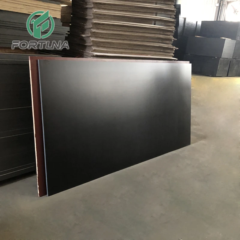 Phenolic waterproof film faced plywood 3/4  concrete formwork  system  black film faced plywood