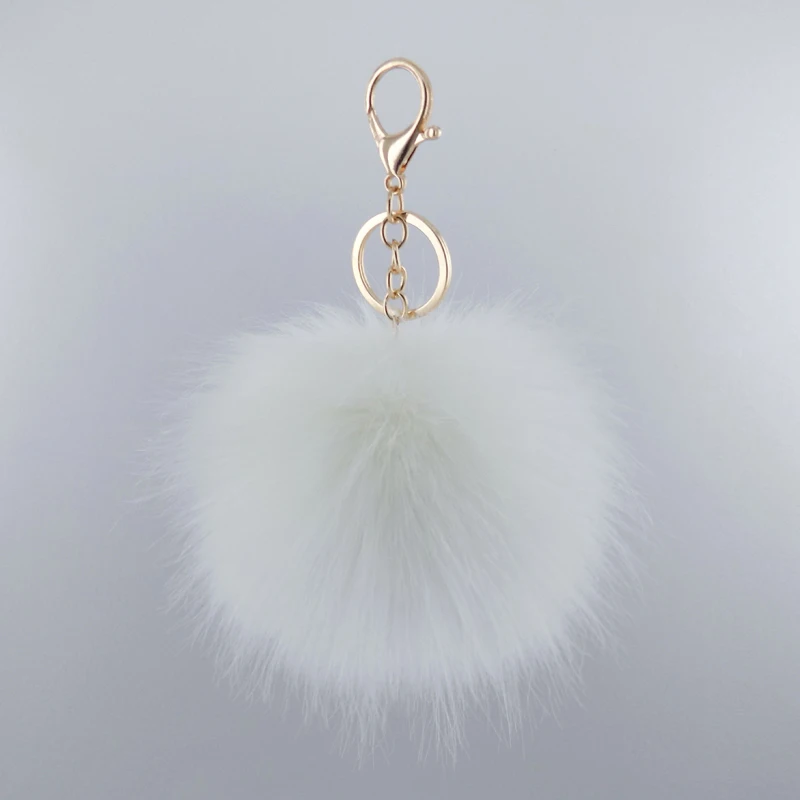 Оптовая продажа, аксессуары для шапки, помпон из искусственного меха животного