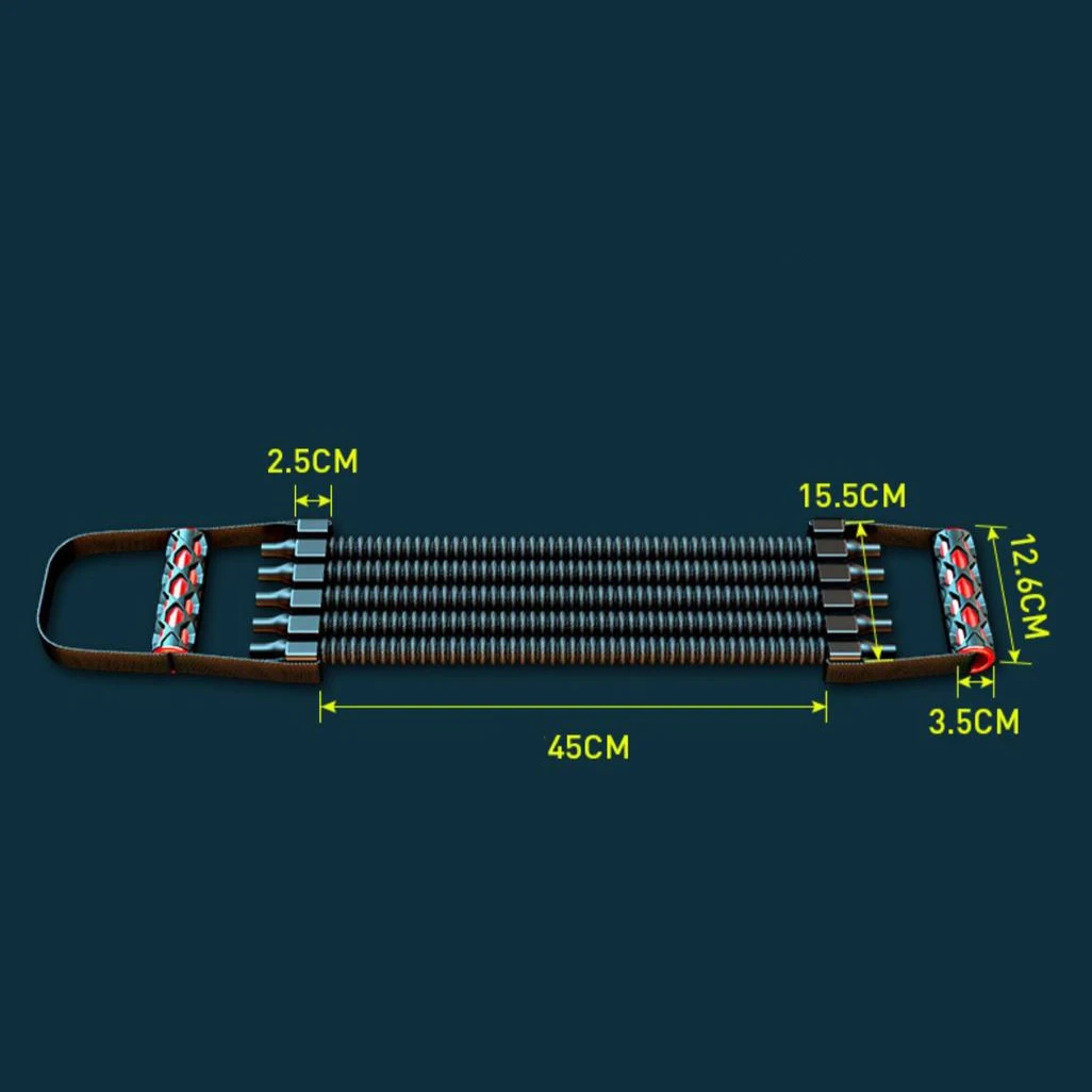 DECELEVEN Multifunctional Home Fitness Exercises Equipment Springs Adjustable Chest Expander Pull Rope Power Twister