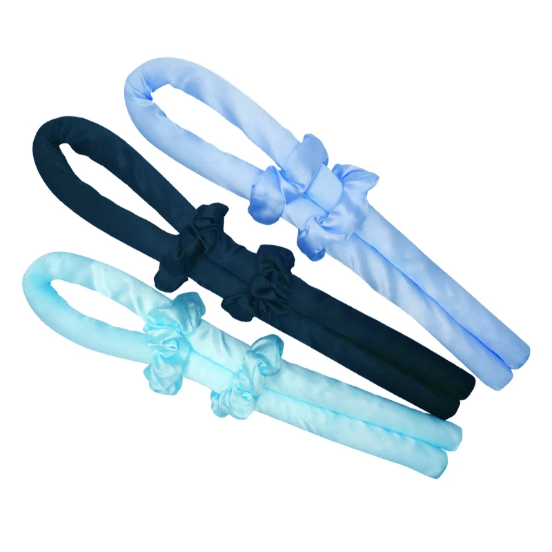 High quality portable use heatless hair curlers for long hair