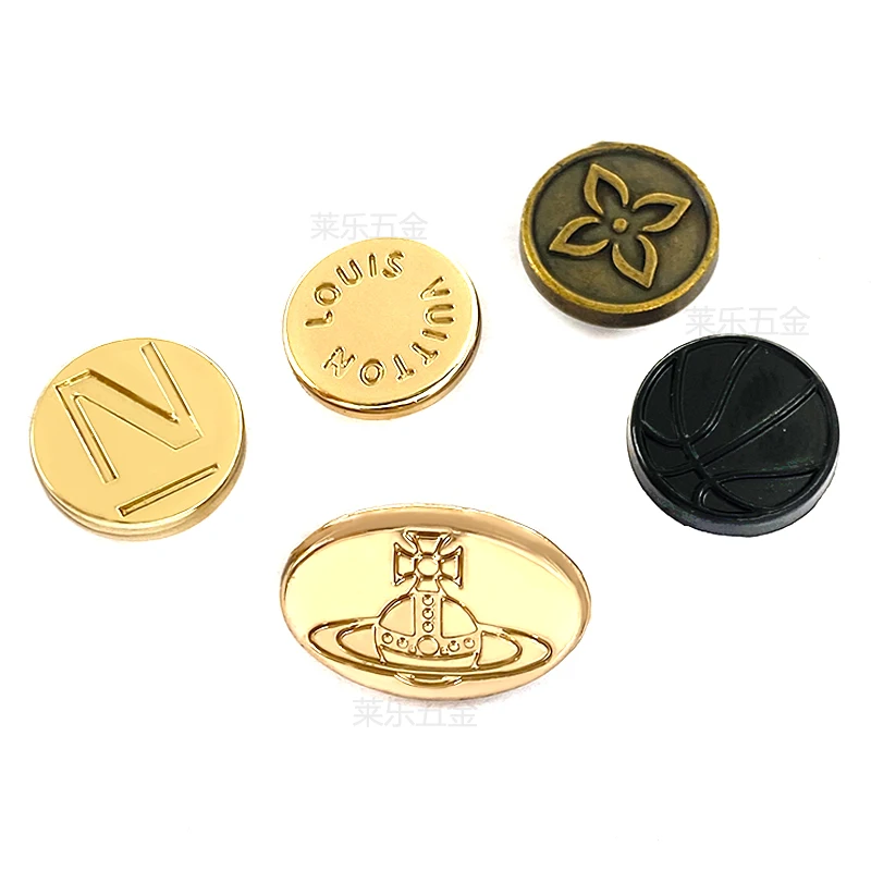 factory wholesale Garment accessories button custom logo metal Black snap buttons press set custom snap button for garments