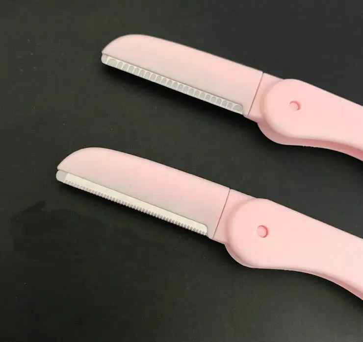 
Folding Eyebrow Razor with Comb Stainless Steel Blade Eyebrow Remover Microblade Eyebrow Pen 