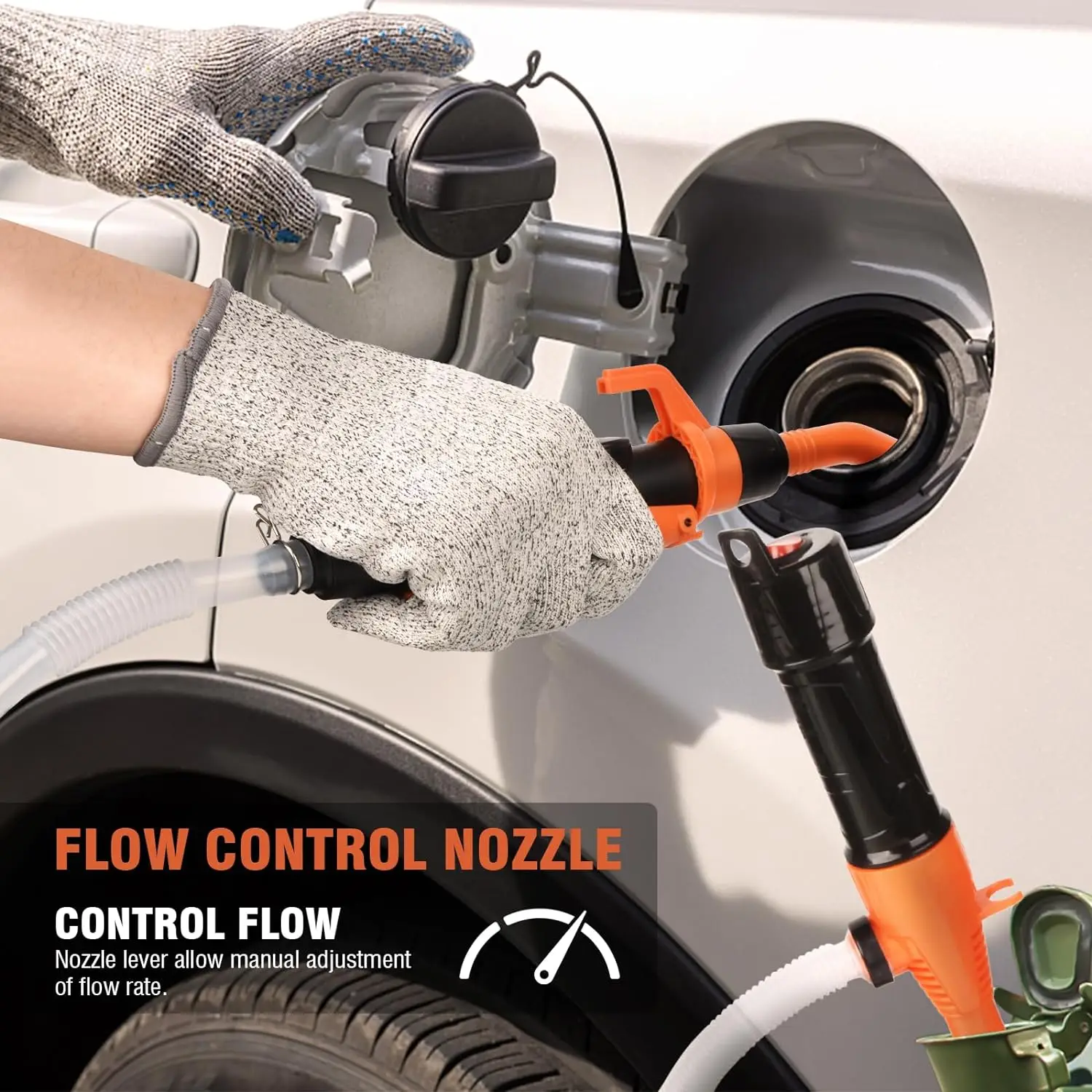 Water Siphon Pump Powered Electric Battery Operated Suction Pump for Water Gasoline Diesel