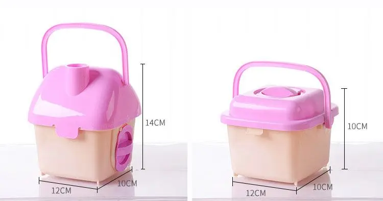 
Wholesale squirrel plastic pet Travelling Carrier breeding carrying feeding box for hamster guinea pig small animals 