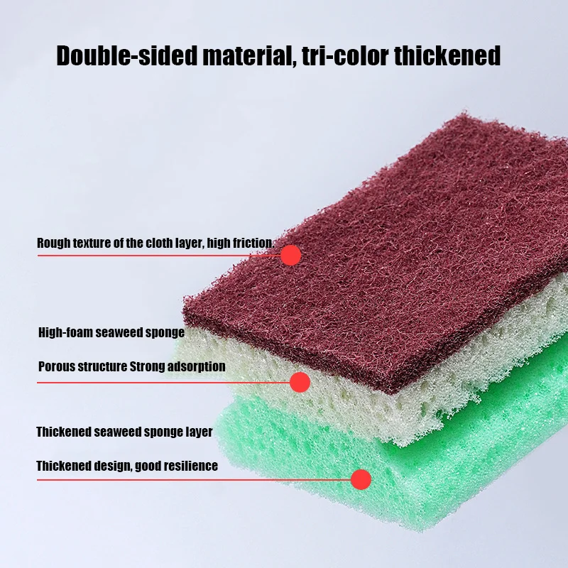 Несколько цветов оптовая продажа индивидуальные кухонные губки чистящие для домашней целлюлозы