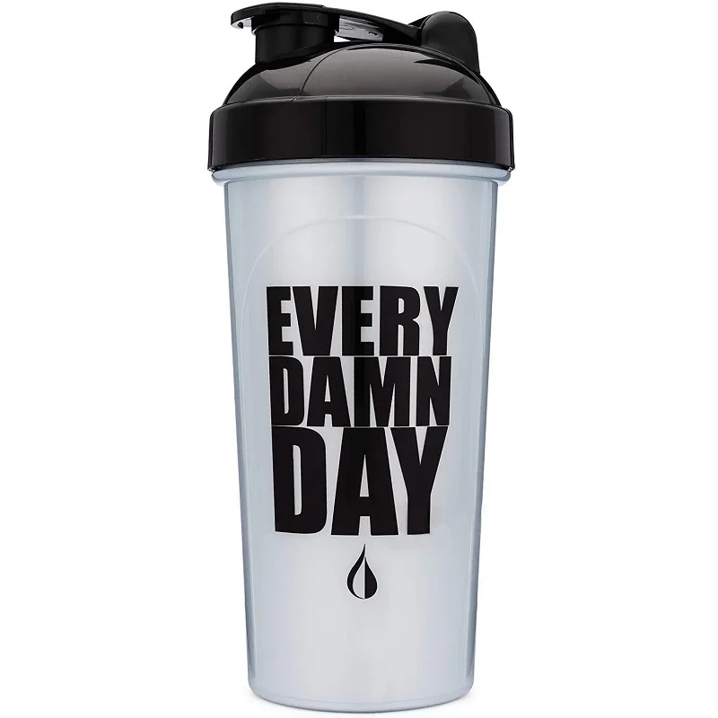 Doyoung Custom Logo BPA Free Plastic 16oz 25oz Shaker Cup Protein Shake Sports Gym Protein Shaker Bottle