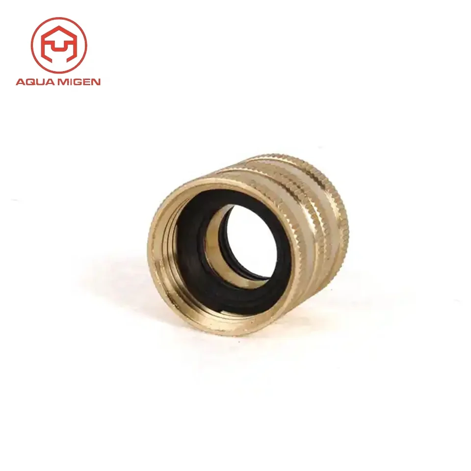 Garden 3/4 Brass Quick Coupling Tap Adaptor Hose Swivel Faucet Connector