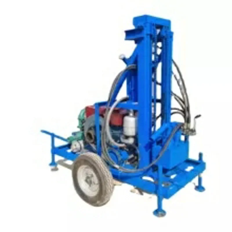 150m deep Portable Diesel Hydraulic Water Well Rotary Drilling Rig /Borehole Water Well Drilling Machine With electric start