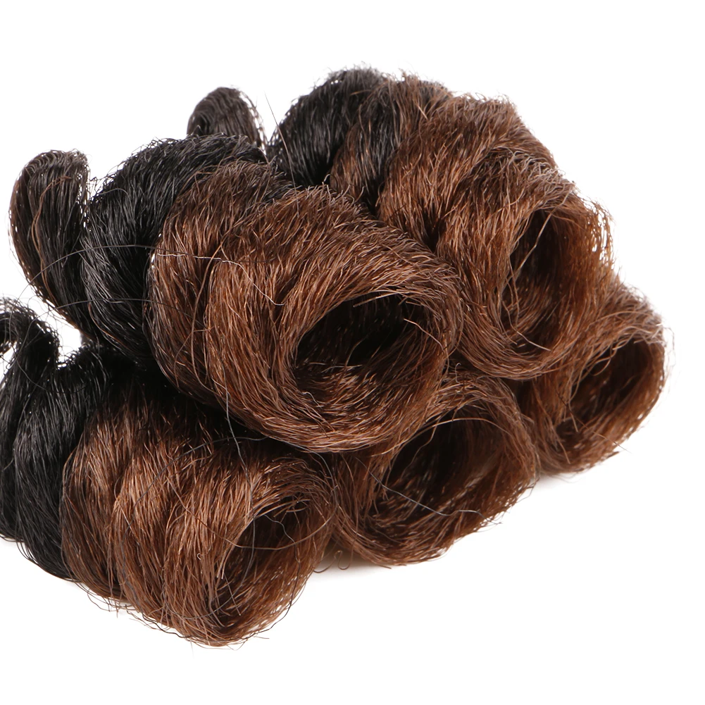 FH Japanese synthetic curly hair extensions pre twisted spring twist crochet braids hair