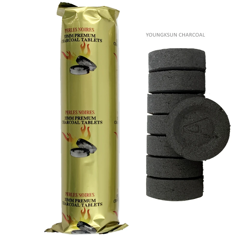 YKS 33 мм круглый Мгновенный кальян threeking lite древесный уголь