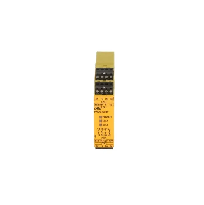 New and Original Pil-z PNOZ X2.8P 24-240VAC/DC 3N/O 1N/C Safety Relay 1/2 Channel 3 Safety 1 Auxiliary PNOZ Series Good Price