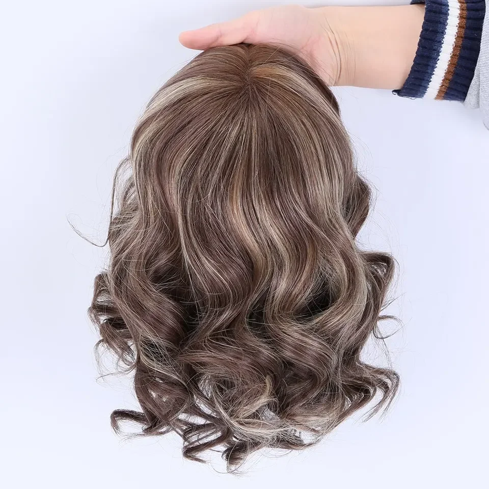 100% Unprocessed European Remy Hair  silk top full lace wig luxe alopecia wigs