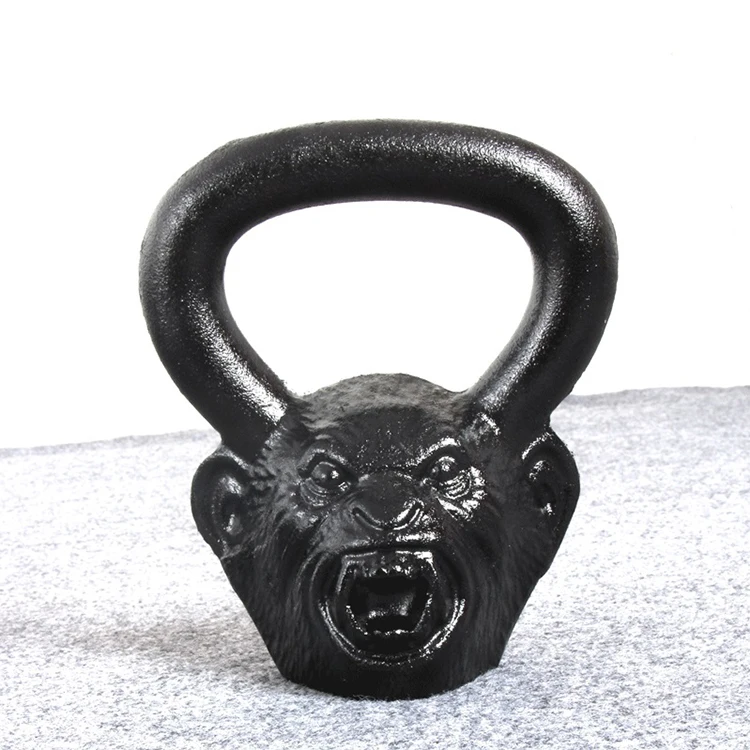 10kg Custom Weightlifting Competition Kettlebell Monkey Kettlebell For Exercise