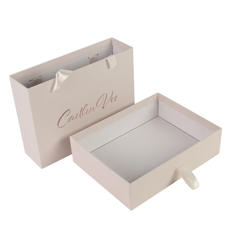 Paper Boxes Wholesaler Custom Underwear Cardboard Scarf Package Sliding press on nail polish Gift Slide Drawer Packaging Box