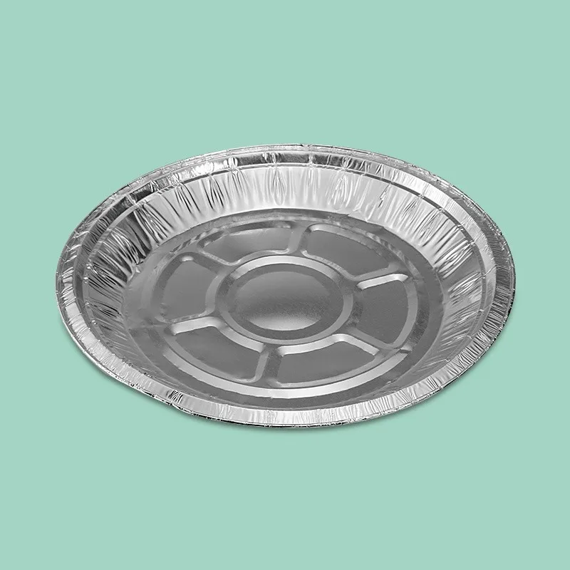 convenient heat resistant round foil plates/ pie pan 12' pizza aluminium tray