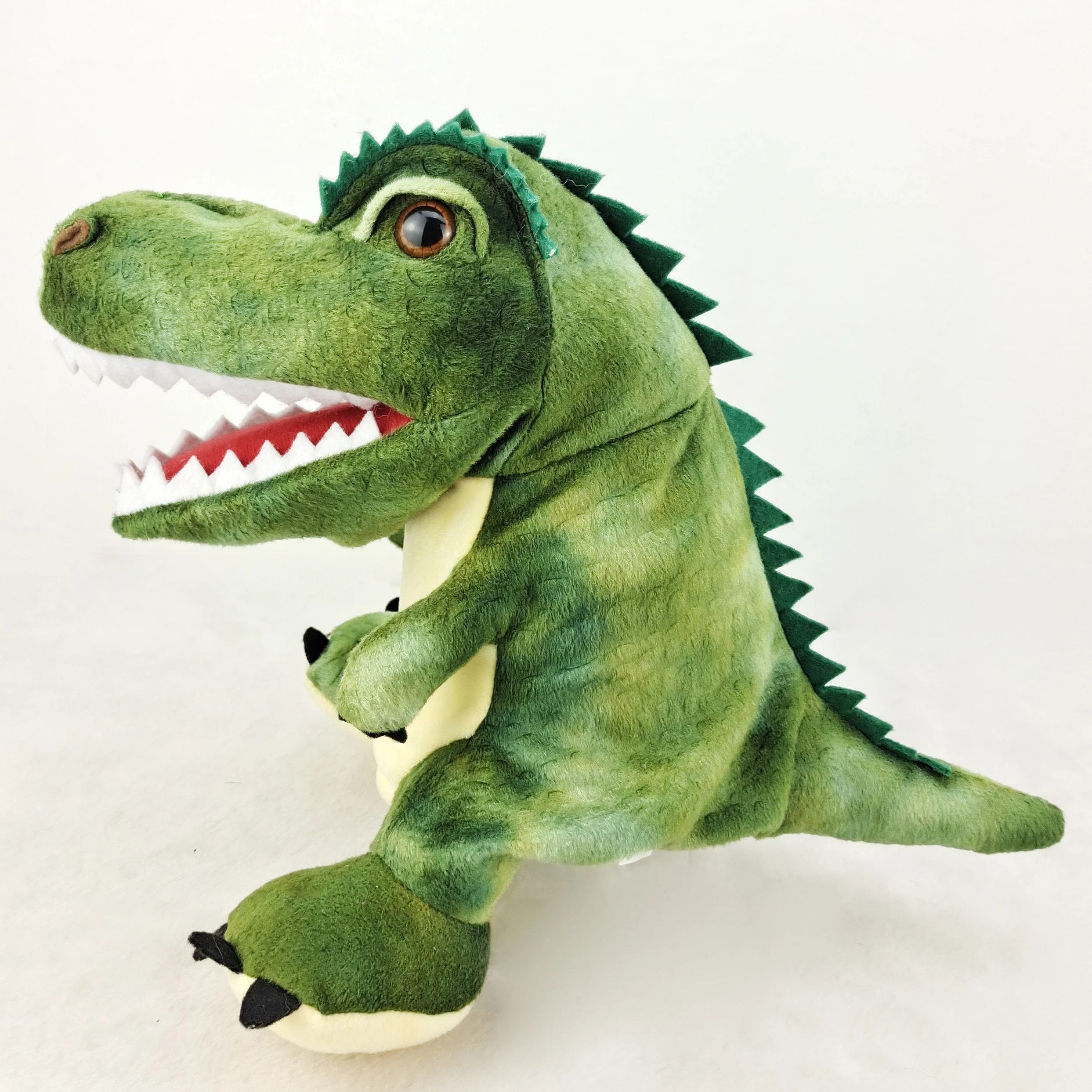 Рука марионетка для раннего обучения унисекс обучающий динозавр T-Rex изготовленный из мягкой хлопчатобумажной ткани с наполнением PP игрушечный персонаж