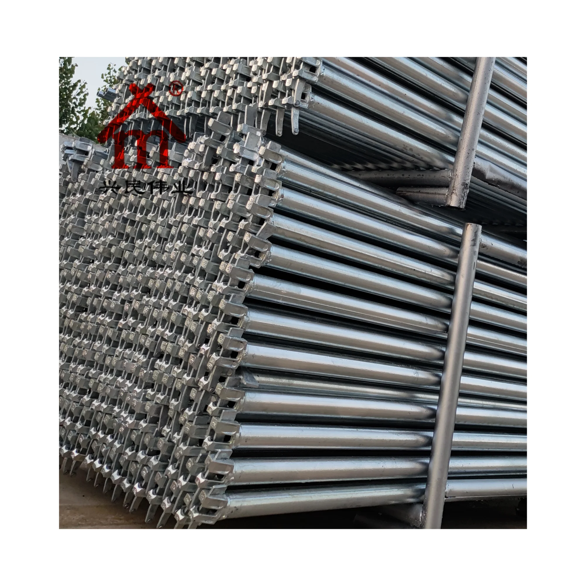 Construction Metal Heavy Duty Steel Ring Lock Scaffold All Round Layher Ringlock Scaffolding For Sale