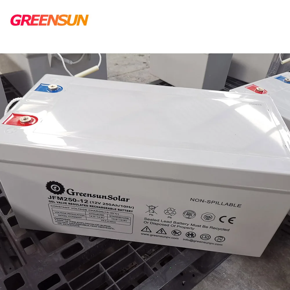 Solar Gel Battery 12V 300ah 200ah 100ah Solar Energy Storage Batteries for Home System