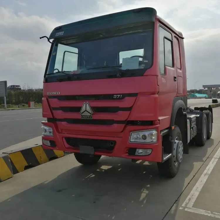 
HW19710 Gearbox Manual Transmission 6x4 Used HOWO Tractor Head Trucks For Sale 