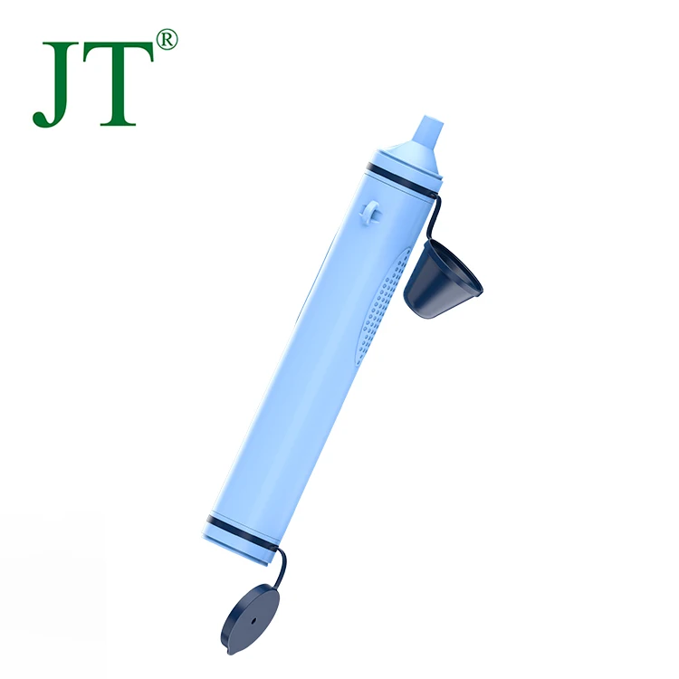 Personal Survival Portable Integrated Outdoor Hiking Camping Mini Water Purifier Filter Straw