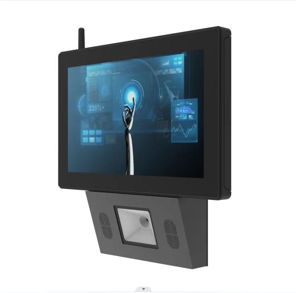 BVS Metal Case Android Pos System Black RK3566 Android New Price Checker Kiosk with Barcode Scanner