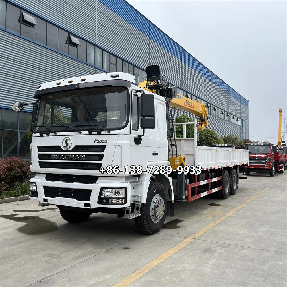 Shacman 10tons 12ton 14ton 16tons Multi-functional Special timber grab Truck Mounted crane timber scrap crane
