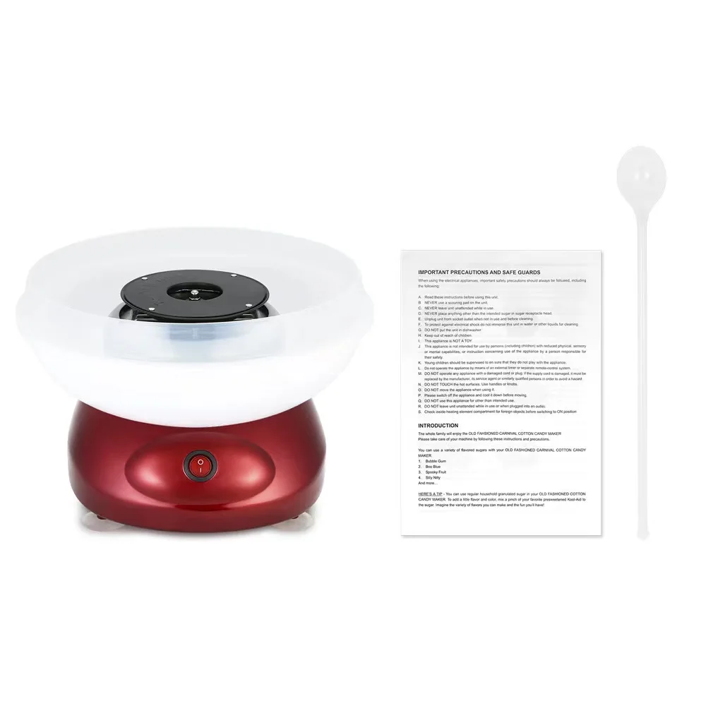 2024 Hot selling Mini Portable Home Cotton Candy Machine fully automatic Flow Marshmallow Maker For Kids Gift