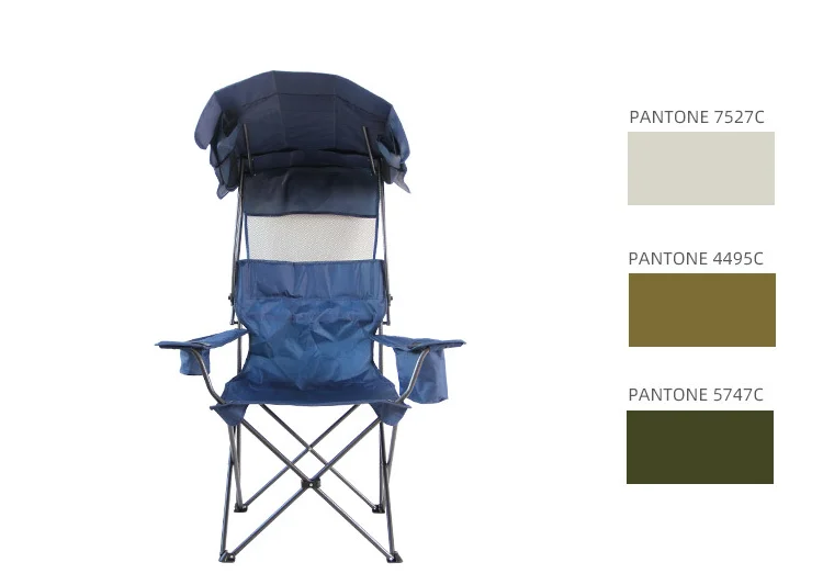 Armrest Furniture Ultralight Fashion Personalized Captain Tailgate Director Folding Chair With Canopy