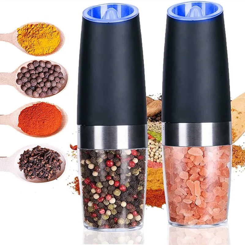 new design  Gravity Battery Operated Electric Salt and Pepper Mill