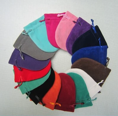 Velvet embroidered pouch with personalized logo for bracelet/jewelery/necklace/ring