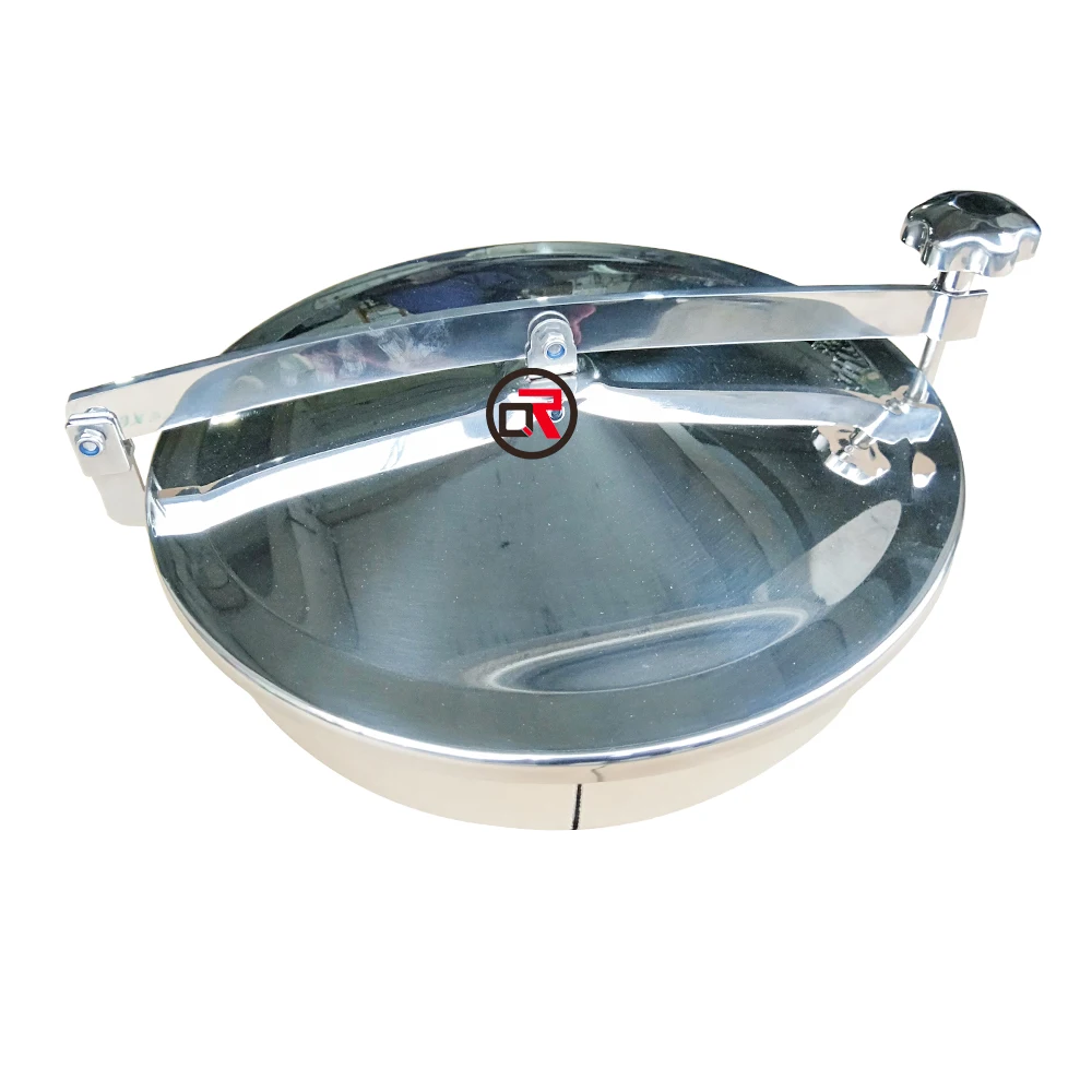 Stainless steel pressure oval inwards opening oval Rectangular manhole with single lock