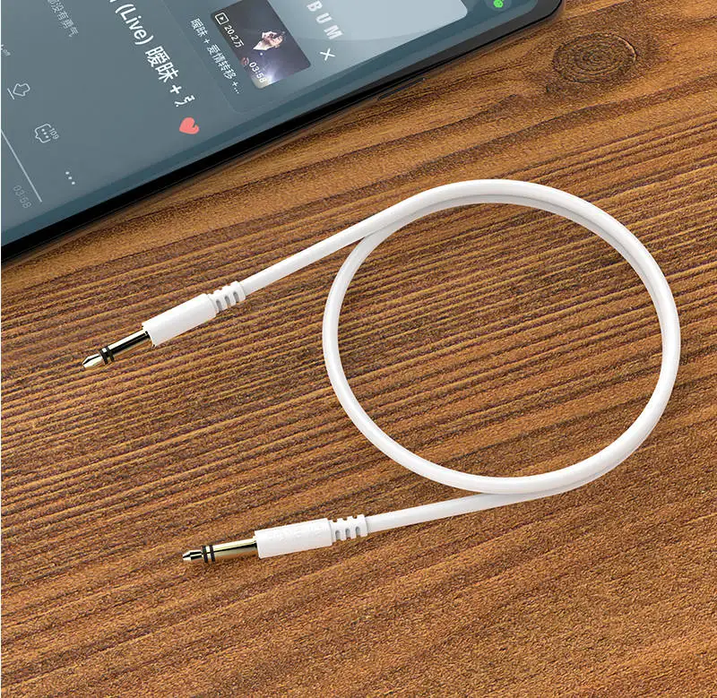 2022 FONENG  wholesale hot sale  new design AUX Audio cable  3.5mm connector good good price